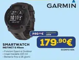 Euronics GARMIN SMARTWATCH INSTINCT E 45mm offerta