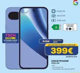 Euronics SMARTPHONE PIXEL 10A offerta