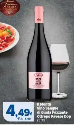 Sigma Il Montu Vino Sangue di Giuda Frizzante offerta