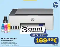 Euronics HP MULTIFUNZIONE SMART TANK 5105 offerta