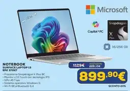 Euronics Microsoft Surface Laptop 13 offerta