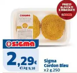 Sigma Sigma Cordon Bleu offerta