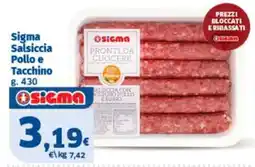 Sigma Sigma Salsiccia Pollo e Tacchino offerta