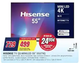 Trony Hisense TV QD-MINI LED 55" 55U79Q offerta