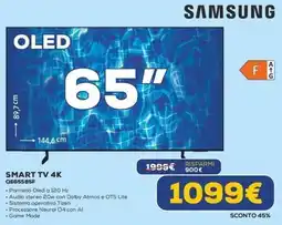 Euronics SAMSUNG SMART TV 4K offerta