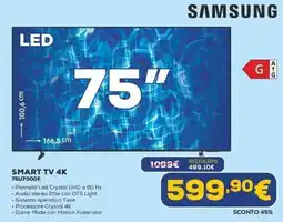 Euronics SAMSUNG SMART TV 4K offerta