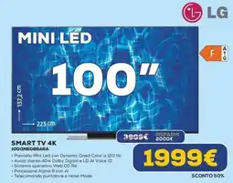 Euronics LG SMART TV 4K offerta