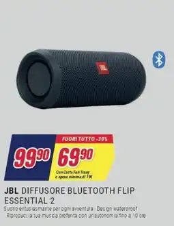 Trony JBL DIFFUSORE BLUETOOTH FLIP ESSENTIAL 2 offerta