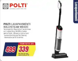 Trony POLTI LAVAPAVIMENTI ROLLYSTEAM WD30C offerta