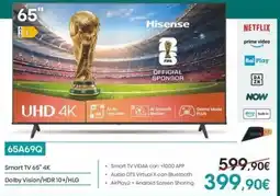 Euronics Hisense Smart TV 65" 4K offerta