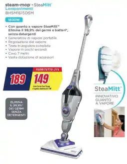 Trony steam-mop+SteaMitt Lavapavimenti offerta