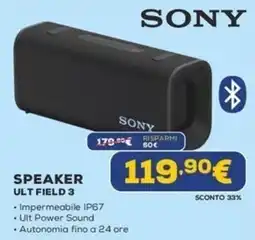 Euronics SONY SPEAKER ULT FIELD 3 offerta