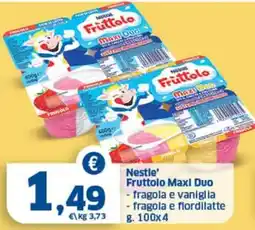 Sigma Nestle' Fruttolo Maxi Duo offerta