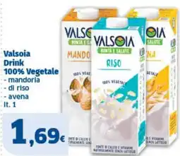 Sigma Valsòia Drink 100% Vegetale offerta