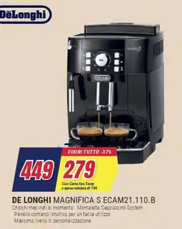 Trony DE LONGHI MAGNIFICA S ECAM21.110.B offerta