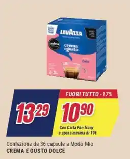 Trony LAVAZZA CREMA E GUSTO DOLCE offerta