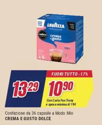 Trony LAVAZZA CREMA E GUSTO DOLCE offerta