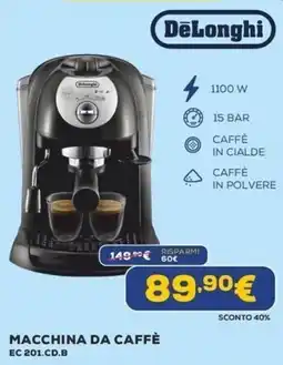 Euronics DeLonghi MACCHINA DA CAFFÈ offerta