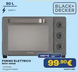 Euronics Forno Elettrico BLACK+DECKER offerta