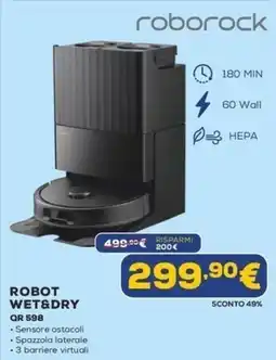 Euronics roborock ROBOT WET&DRY QR 598 offerta