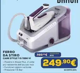 Euronics FERRO DA STIRO CARE STYLE 7 IS 7266 VI offerta