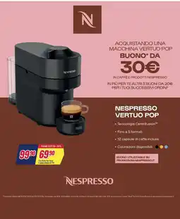 Trony Nespresso Vertuo Pop offerta