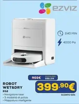 Euronics ezviz ROBOT WET&DRY RS2 offerta