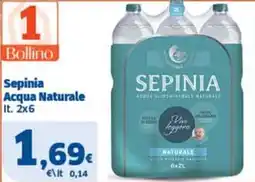 Sigma Sepinia Acqua Naturale offerta