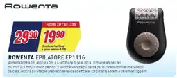 Trony Rowenta Epilatore EP1116 offerta