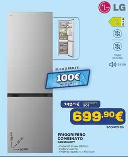 Euronics LG FRIGORIFERO COMBINATO offerta