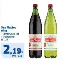 Sigma San Matteo Vino offerta