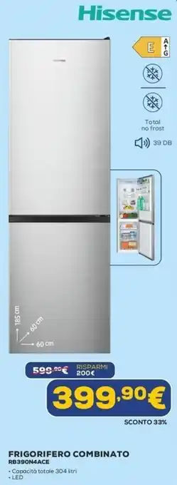Hisense FRIGORIFERO COMBINATO