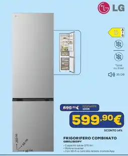 Euronics FRIGORIFERO COMBINATO LG offerta