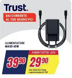 Trony Alimentatore Trust offerta