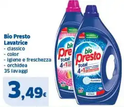 Sigma Bio Presto Lavatrice offerta