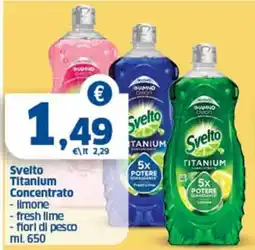 Sigma Svelto Titanium Concentrato offerta