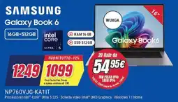 Trony SAMSUNG Galaxy Book 6 offerta