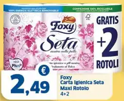Sigma Foxy Carta Igienica Seta offerta