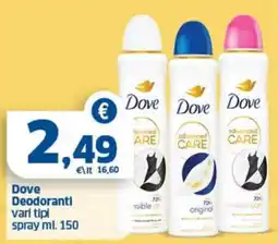 Sigma Dove Deodoranti offerta