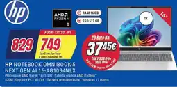 Trony HP NOTEBOOK OMNIBOOK 5 NEXT GEN AI 16-AG1034NLX offerta