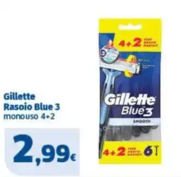Sigma Gillette Rasoio Blue 3 offerta