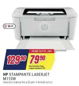Trony HP STAMPANTE LASERJET M110W offerta