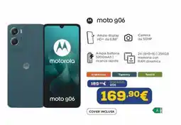 Euronics moto g06 offerta