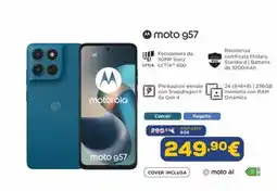 Euronics moto g57 offerta