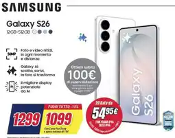 Trony Samsung Galaxy S26 offerta