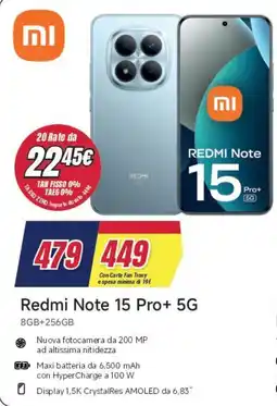 Trony Redmi Note 15 Pro+ 5G offerta