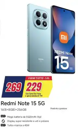 Trony Redmi Note 15 5G offerta