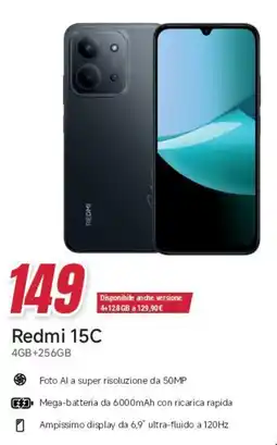 Trony Redmi 15C offerta