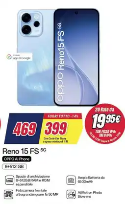 Trony OPPO Reno15 FS 5G offerta