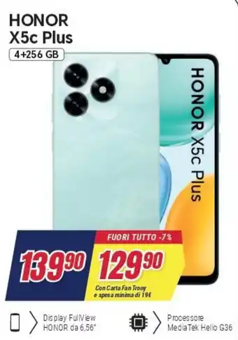Trony HONOR X5c Plus offerta